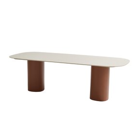 Taste 4SO Bosco dining tuintafel 240x105xH75 cm keramiek oyster spicy Taste 4SO