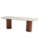 Taste 4SO Bosco dining tuintafel 240x105xH75 cm keramiek oyster spicy Taste 4SO