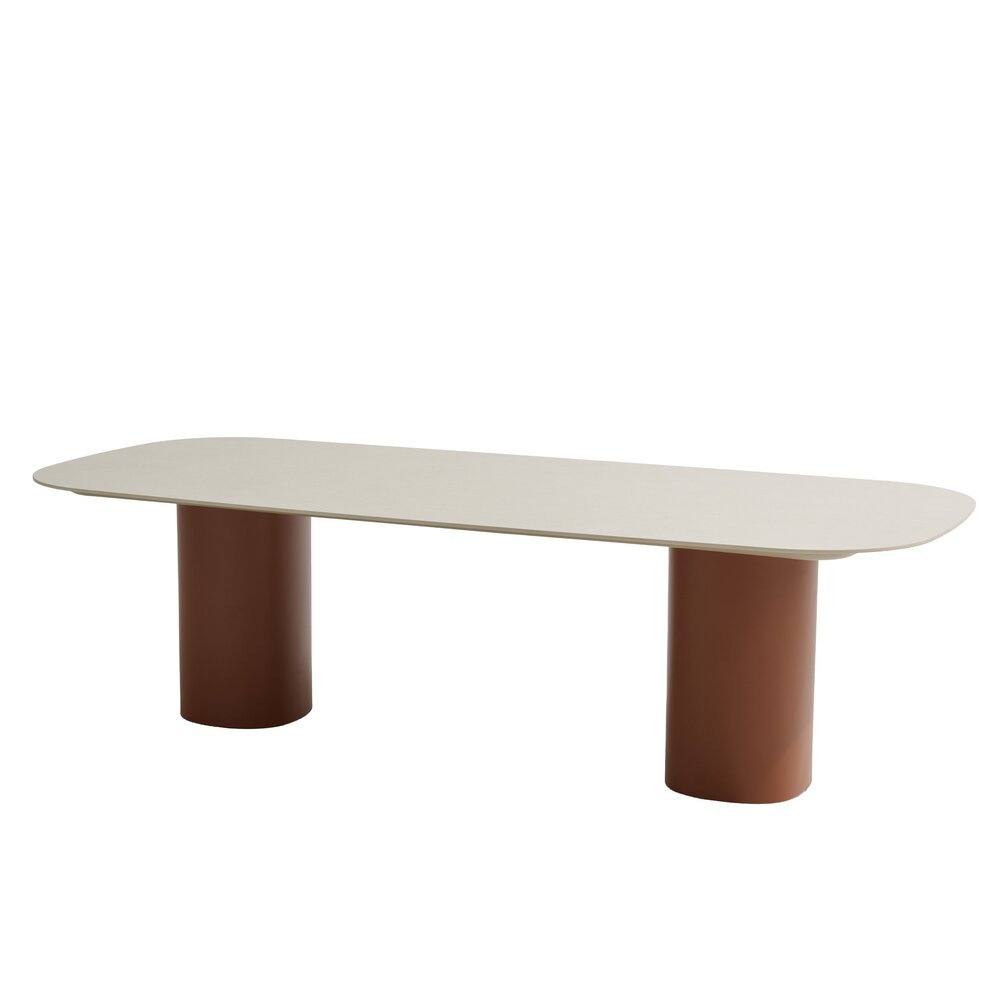 Taste 4SO Bosco low dining tuintafel 240x105xH69 cm keramiek oyster spicy Taste 4SO Taste 4SO Bosco low dining tuintafel 240x105xH69 cm keramiek oyster spicy Taste 4SO