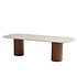 Bosco low dining tuintafel 240x105xH69 cm keramiek oyster spicy Taste 4SO