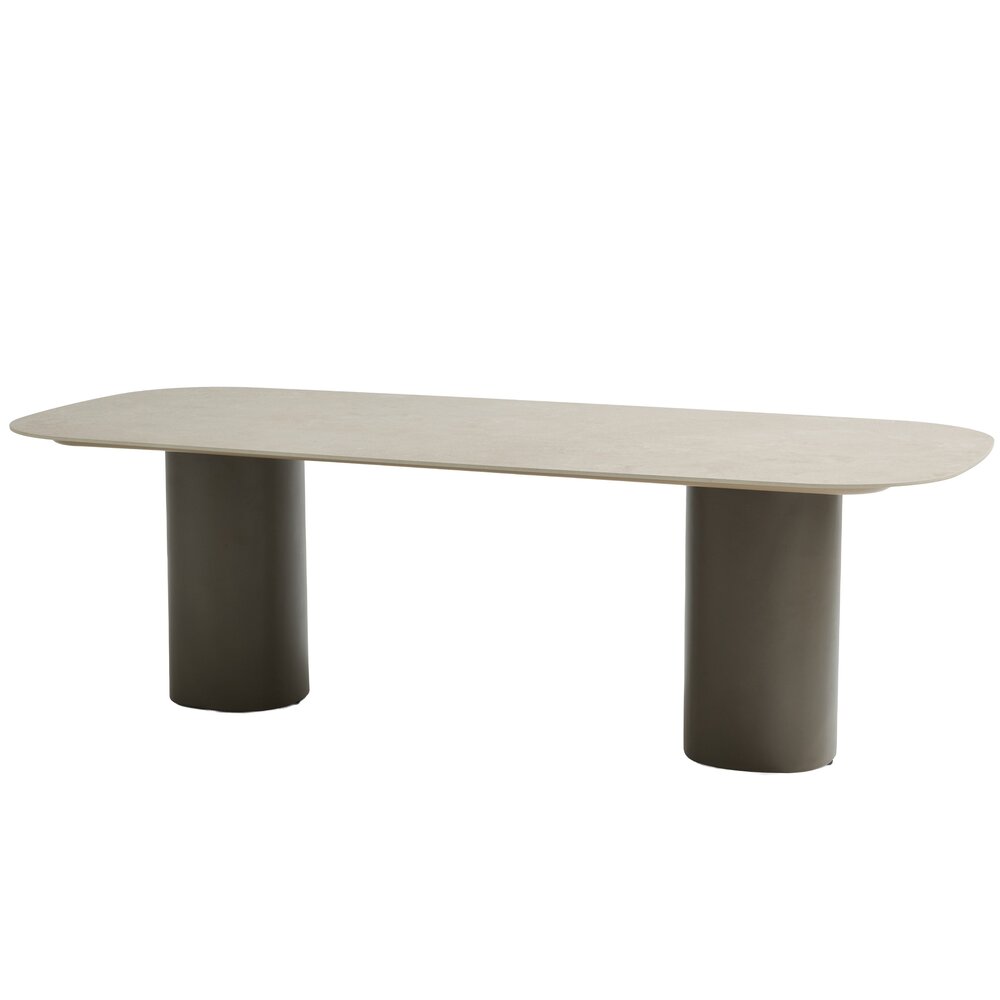 Taste 4SO Bosco dining tuintafel 240x105xH75 cm keramiek sabbia panna terre Taste 4SO