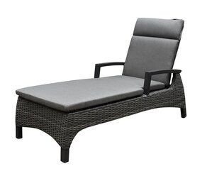 AVH-Collectie Showroommodel 2 x Dallas ligbed 162x70xH101 cm antraciet wicker AVH-Collectie Showroommodel 2 x Dallas ligbed 162x70xH101 cm antraciet wicker