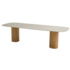 Bosco dining tuintafel 300x110xH75 cm keramiek sabbia panna rustic teak Taste 4SO Bosco dining tuintafel 300x110xH75 cm keramiek sabbia panna rustic teak Taste 4SO