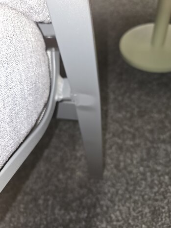 AVH-Collectie Showroommodel Vegas stoel bank loungeset 4 delig verstelbaar antraciet aluminium