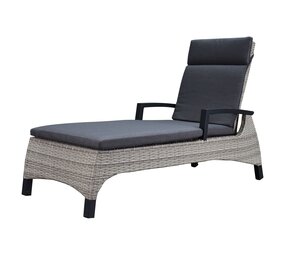 AVH-Collectie Showroommodel 1 x Dallas ligbed 162x70xH101 cm grijs wicker AVH-Collectie Showroommodel 1 x Dallas ligbed 162x70xH101 cm grijs wicker