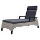 AVH-Collectie Showroommodel 1 x Dallas ligbed 162x70xH101 cm grijs wicker AVH-Collectie Showroommodel 1 x Dallas ligbed 162x70xH101 cm grijs wicker