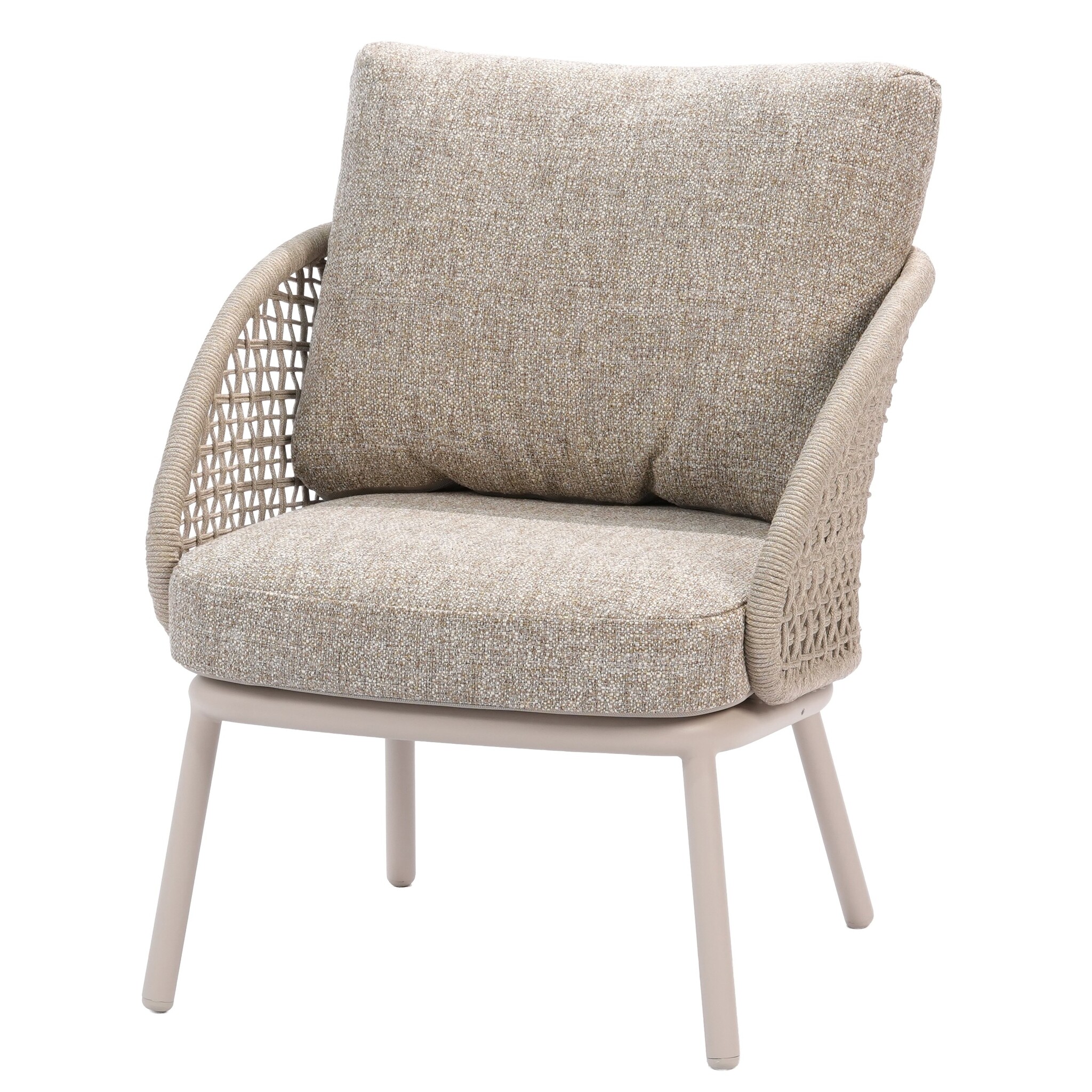 Taste 4SO Wave low dining tuinstoel linen 