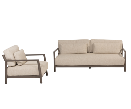 4 Seasons Outdoor Showroommodel Capresi stoel bank loungeset 2 delig terre 4 Seasons Outdoor 4 Seasons Outdoor Showroommodel Capresi stoel bank loungeset 2 delig terre 4 Seasons Outdoor
