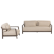 4 Seasons Outdoor Showroommodel Capresi stoel bank loungeset 2 delig terre 4 Seasons Outdoor 4 Seasons Outdoor Showroommodel Capresi stoel bank loungeset 2 delig terre 4 Seasons Outdoor