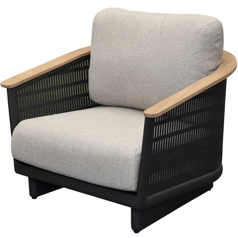 AVH-Collectie Showroommodel Lattice stoel bank loungeset 4 delig aluminium antraciet AVH-Collectie Showroommodel Lattice stoel bank loungeset 4 delig aluminium antraciet