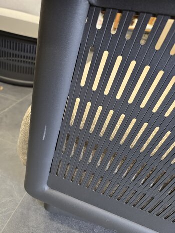 AVH-Collectie Showroommodel Lattice stoel bank loungeset 4 delig aluminium antraciet AVH-Collectie Showroommodel Lattice stoel bank loungeset 4 delig aluminium antraciet