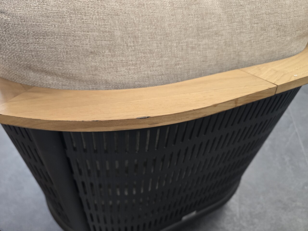 AVH-Collectie Showroommodel Lattice stoel bank loungeset 4 delig aluminium antraciet AVH-Collectie Showroommodel Lattice stoel bank loungeset 4 delig aluminium antraciet