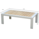 AVH-Collectie Showroommodel Lola/Ripasso stoel bank loungeset 4 delig latte zand aluminium teaktafel AVH-Collectie Showroommodel Lola/Ripasso stoel bank loungeset 4 delig latte zand aluminium teaktafel