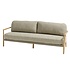 Milou 3-zitsbank rustic teak Taste 4SO Milou 3-zitsbank rustic teak Taste 4SO