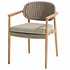 Milou dining tuinstoel rustic teak Taste 4SO Milou dining tuinstoel rustic teak Taste 4SO