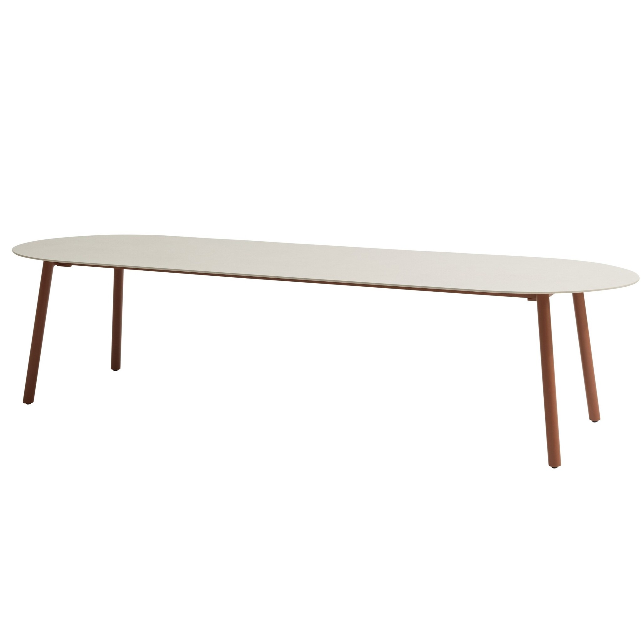 Taste 4SO Alba dining tuintafel 280x100xH75 cm keramiek oyster spicy 