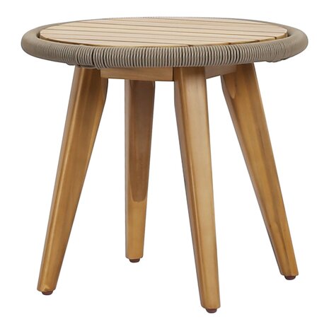 AVH-Collectie Showroommodel Volterra lounge balkonset 5-delig licht bruin wicker AVH-Collectie Showroommodel Volterra lounge balkonset 5-delig licht bruin wicker