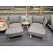 AVH-Collectie Showroommodel Volterra lounge balkonset 5-delig licht bruin wicker AVH-Collectie Showroommodel Volterra lounge balkonset 5-delig licht bruin wicker
