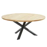 Taste 4SO Showroommodel Prado dining tuintafel 160øx75 cm rond teak antraciet Taste 4SO Taste 4SO Showroommodel Prado dining tuintafel 160øx75 cm rond teak antraciet Taste 4SO