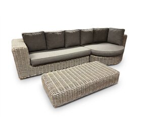 AVH-Collectie Showroommodel 2 delige Queen chaise longue loungeset AVH-Collectie Showroommodel 2 delige Queen chaise longue loungeset