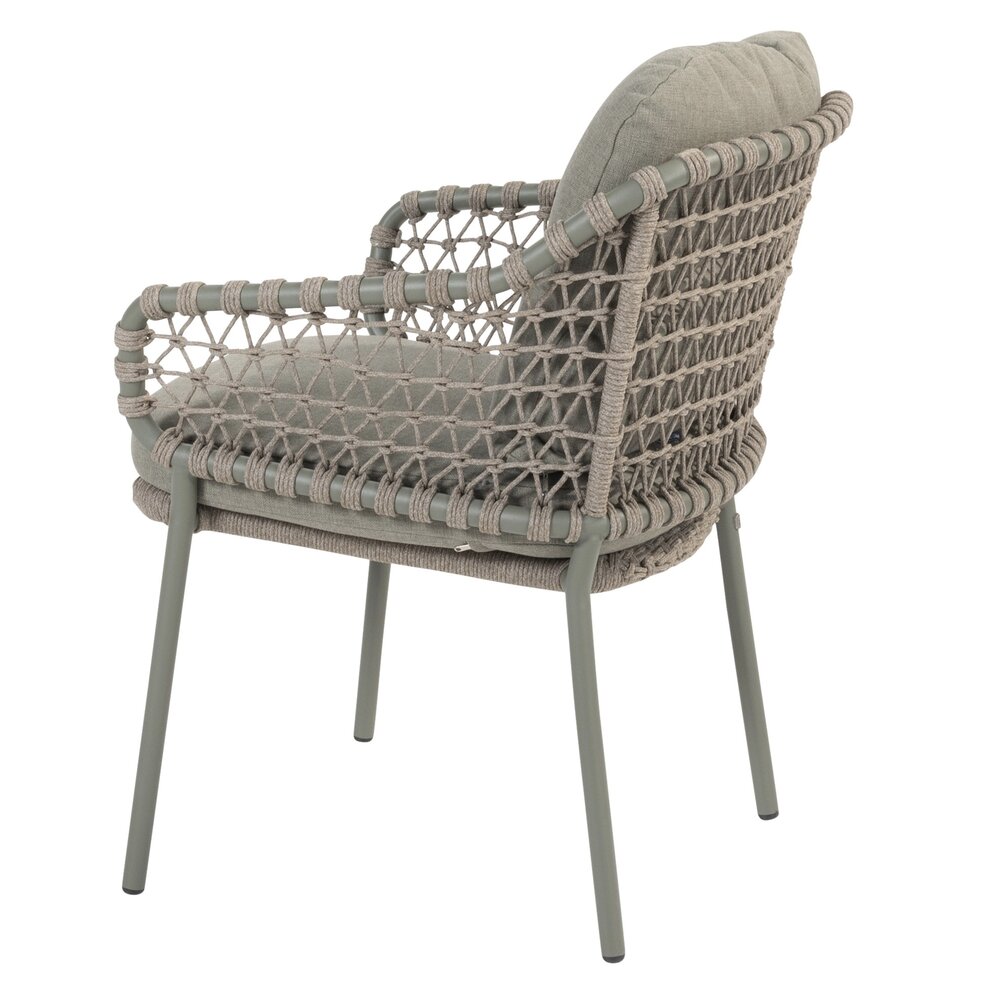 4 Seasons Outdoor Showroommodel 4 x Jura stapelbare dining tuinstoel rope olijf 4 Seasons Outdoor 4 Seasons Outdoor Showroommodel 4 x Jura stapelbare dining tuinstoel rope olijf 4 Seasons Outdoor