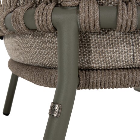 4 Seasons Outdoor Showroomodel Jura stoel bank loungeset 2-delig rope olijf 4 seasons outdoor 4 Seasons Outdoor Showroomodel Jura stoel bank loungeset 2-delig rope olijf 4 seasons outdoor