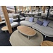 AVH-Collectie Showroommodel Castello organische stoel bank loungeset 5 delig latte zand aluminium AVH-Collectie Showroommodel Castello organische stoel bank loungeset 5 delig latte zand aluminium