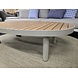 AVH-Collectie Showroommodel Castello organische stoel bank loungeset 5 delig latte zand aluminium AVH-Collectie Showroommodel Castello organische stoel bank loungeset 5 delig latte zand aluminium