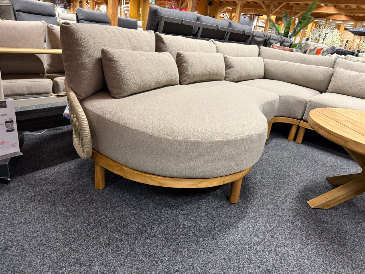AVH-Collectie Showroommodel Serena hoek loungeset 5-delig Teak AVH-Collectie Showroommodel Serena hoek loungeset 5-delig Teak
