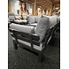 SUNS Showroommodel SUNS Vita hoek loungeset 3 delig verstelbaar wased grey / matt royal grey SUNS Showroommodel SUNS Vita hoek loungeset 3 delig verstelbaar wased grey / matt royal grey