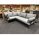 SUNS Showroommodel SUNS Vita hoek loungeset 3 delig verstelbaar wased grey / matt royal grey SUNS Showroommodel SUNS Vita hoek loungeset 3 delig verstelbaar wased grey / matt royal grey