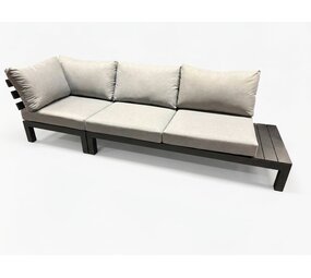 SUNS Showroommodel SUNS Vita loungebank 2 delig wased grey / matt royal grey SUNS Showroommodel SUNS Vita loungebank 2 delig wased grey / matt royal grey