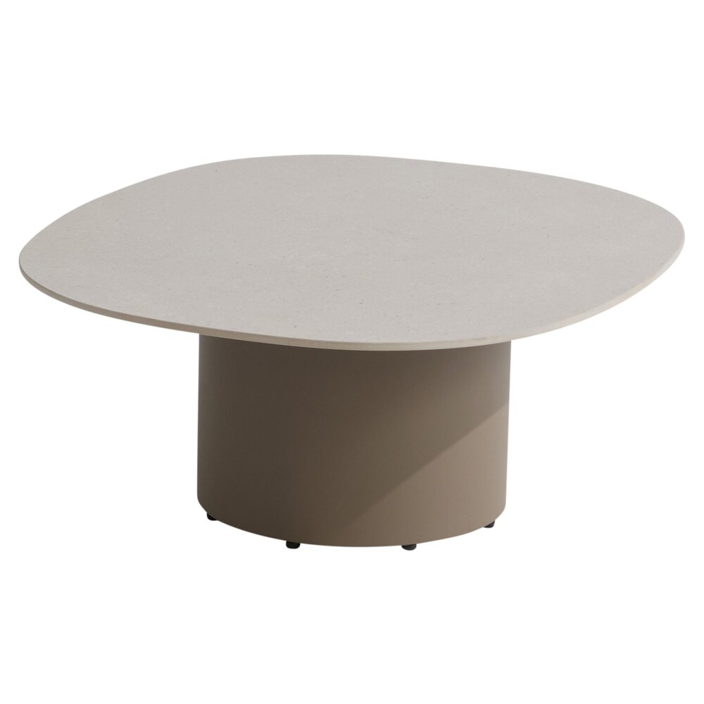 4 Seasons Outdoor Sofie lounge tuintafel 70x80xH30 cm keramiek oyster mocca 4 Seasons Outdoor 4 Seasons Outdoor Sofie lounge tuintafel 70x80xH30 cm keramiek oyster mocca 4 Seasons Outdoor