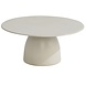 4 Seasons Outdoor Sol lounge tuintafel keramiek shiny linen 80xH35 cm 4 Seasons Outdoor
