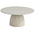 Sol lounge tuintafel keramiek shiny linen 80xH35 cm 4 Seasons Outdoor