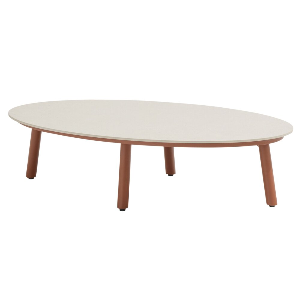 Taste 4SO Salute lounge tuintafel 120x65xH30 cm ceramic oyster spicy Taste 4SO Taste 4SO Salute lounge tuintafel 120x65xH30 cm ceramic oyster spicy Taste 4SO