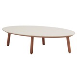 Taste 4SO Salute lounge tuintafel 120x65xH30 cm ceramic oyster spicy Taste 4SO