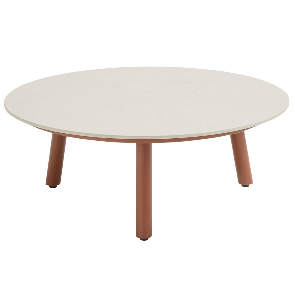 Taste 4SO Salute lounge tuintafel 80xH30 cm ceramic oyster spicy Taste 4SO Taste 4SO Salute lounge tuintafel 80xH30 cm ceramic oyster spicy Taste 4SO
