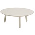 Salute lounge tuintafel 80xH30 cm ceramic oyster linen Taste 4SO Salute lounge tuintafel 80xH30 cm ceramic oyster linen Taste 4SO