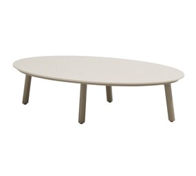Taste 4SO Salute lounge tuintafel 120x65xH30 cm ceramic oyster mocca Taste 4SO
