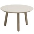 Salute lounge tuintafel 60xH35 cm ceramic oyster mocca Taste 4SO Salute lounge tuintafel 60xH35 cm ceramic oyster mocca Taste 4SO
