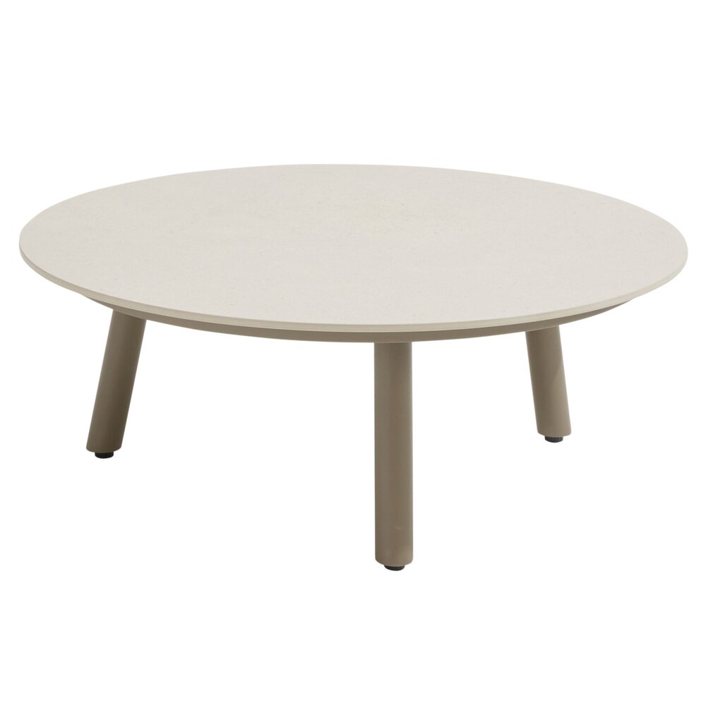 Taste 4SO Salute lounge tuintafel 80xH30 cm ceramic oyster mocca Taste 4SO Taste 4SO Salute lounge tuintafel 80xH30 cm ceramic oyster mocca Taste 4SO