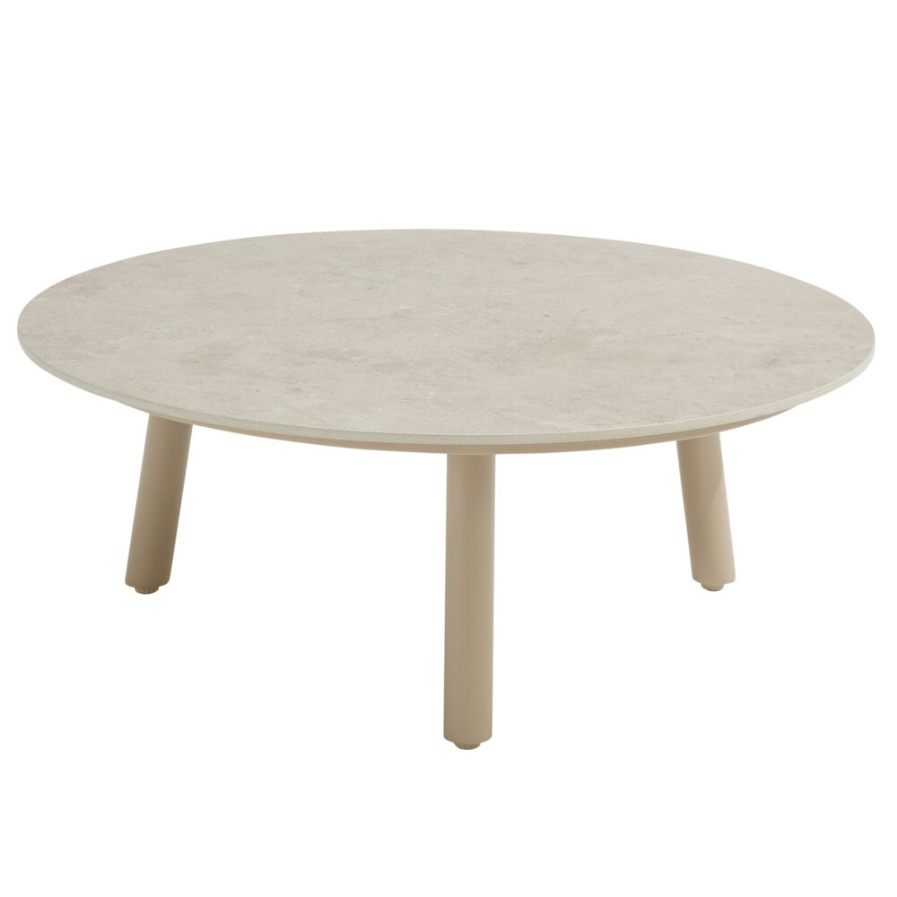 Taste 4SO Salute lounge tuintafel 80xH30 cm ceramic latte Taste 4SO Taste 4SO Salute lounge tuintafel 80xH30 cm ceramic latte Taste 4SO