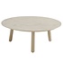 Salute lounge tuintafel 80xH30 cm ceramic latte Taste 4SO Salute lounge tuintafel 80xH30 cm ceramic latte Taste 4SO