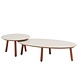 4 Seasons Outdoor Salute lounge tuintafels set van 2 ceramic oyster spicy Taste 4SO 4 Seasons Outdoor Salute lounge tuintafels set van 2 ceramic oyster spicy Taste 4SO