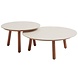 4 Seasons Outdoor Salute ronde lounge tuintafels set van 2 ceramic oyster spicy Taste 4SO 4 Seasons Outdoor Salute ronde lounge tuintafels set van 2 ceramic oyster spicy Taste 4SO