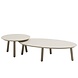 4 Seasons Outdoor Salute lounge tuintafels set van 2 ceramic oyster mocca Taste 4SO 4 Seasons Outdoor Salute lounge tuintafels set van 2 ceramic oyster mocca Taste 4SO