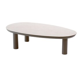 Taste 4SO Nina lounge tuintafel 123x73xH31 cm printed ceramic terre Taste 4SO Taste 4SO Nina lounge tuintafel 123x73xH31 cm printed ceramic terre Taste 4SO