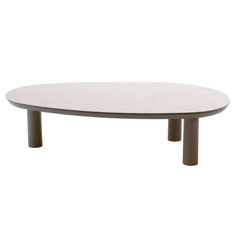 Taste 4SO Nina lounge tuintafel 123x73xH31 cm printed ceramic terre Taste 4SO Taste 4SO Nina lounge tuintafel 123x73xH31 cm printed ceramic terre Taste 4SO
