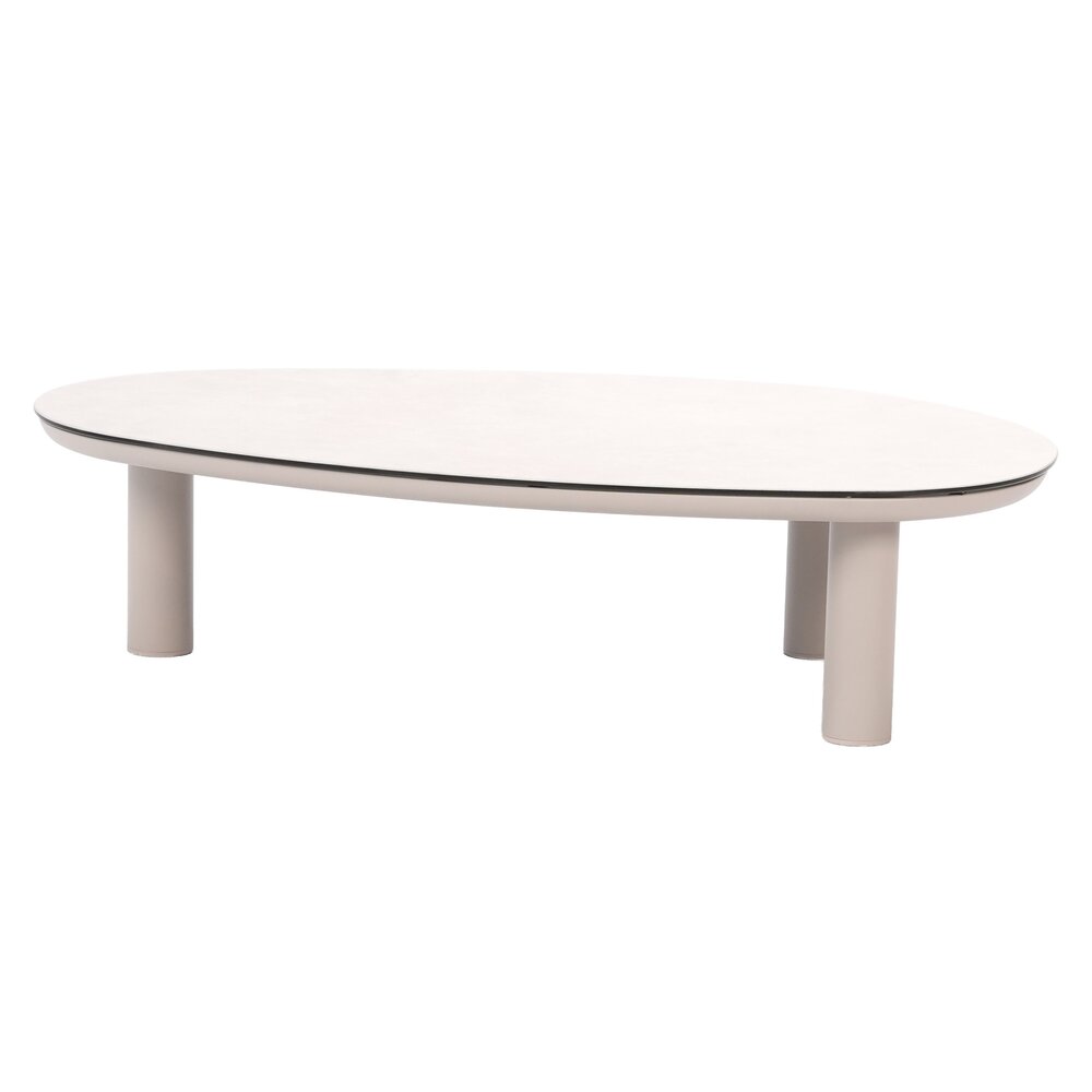 Taste 4SO Nina lounge tuintafel 123x73xH31 cm printed ceramic linen Taste 4SO